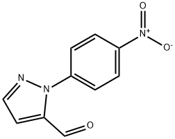 1-(4-nitrophenyl)-1H-pyrazole-5-carbaldehyde Struktur