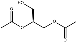 1,2,3-Propanetriol, 1,2-diacetate, (S)- Struktur