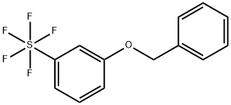 1-Benzyloxy-3-(pentafluorosulfanyl)benzene Struktur