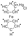 CHLOROMERCURIFERROCENE Struktur