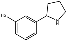 3-(2-Pyrrolidinyl)benzenethiol Struktur