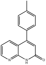 1,8-Naphthyridin-2(1H)-one, 4-(4-Methylphenyl)- Struktur