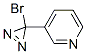 Pyridine, 3-(3-bromo-3H-diazirin-3-yl)- (9CI) Struktur