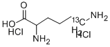 DL-LYSINE-6-13C 2HCL Struktur