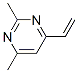 Pyrimidine, 4-ethenyl-2,6-dimethyl- (9CI) Struktur