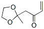 3-Buten-2-one,  1-(2-methyl-1,3-dioxolan-2-yl)- Struktur