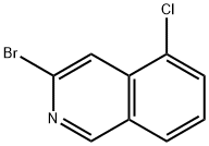 3-溴-5-氯異喹啉 結(jié)構(gòu)式