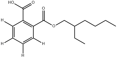 氘代鄰苯二甲酸單乙基己基酯, 1276197-22-8, 結(jié)構(gòu)式