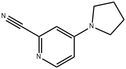 2-Cyano-4-(pyrrolidin-1-yl)pyridine Struktur