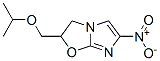 3-nitro-7-(propan-2-yloxymethyl)-6-oxa-1,4-diazabicyclo[3.3.0]octa-2,4 -diene Struktur