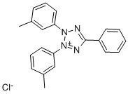 2,3-BIS(3-METHYLPHENYL)-5-PHENYLTETRAZOLIUM CHLORIDE Struktur