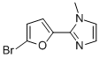 2-(5-BROMO-FURAN-2-YL)-1-METHYL-1H-IMIDAZOLE Struktur