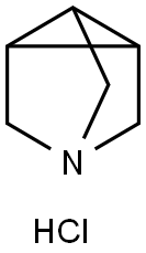 4-Azatricyclo[2.2.1.02,6]heptane hydrochloride Struktur