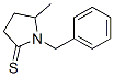 2-Pyrrolidinethione,  5-methyl-1-(phenylmethyl)- Struktur