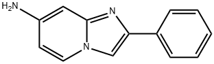 2-PHENYL-IMIDAZO[1,2-A]PYRIDIN-7-AMINE Struktur