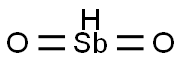 antimony dioxide Struktur