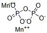 Manganese pyrophosphate Struktur