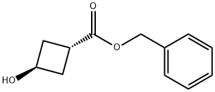 Benzyl trans-3-hydroxycyclobutanecarboxylate Struktur