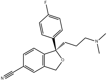 (R)-(-)-CITALOPRAM Struktur