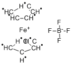 FERROCENIUM TETRAFLUOROBORATE Struktur