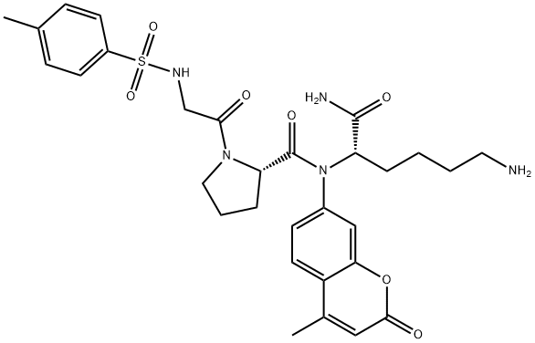 TOS-GLY-PRO-LYS-AMC ACOH Struktur