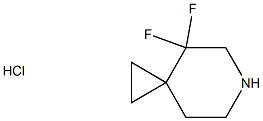 4,4-difluoro-6-azaspiro[2.5]octane hydrochloride Struktur