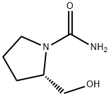 1-Pyrrolidinecarboxamide,2-(hydroxymethyl)-,(2S)-(9CI) Struktur