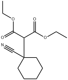 2-(1'-CYANOCYCLOHEXANE)DIETHYL-MALONATE Struktur