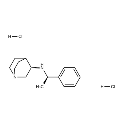 (3S)-N-[(1R)-1-フェニルエチル]-1-アザビシクロ[2.2.2]オクタン-3-アミン二塩酸塩