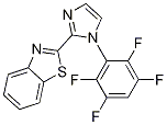 2-[1-(2,3,5,6-tetrafluorophenyl)-1H-iMidazol-2-yl]-Benzothiazole Struktur