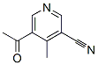 3-Pyridinecarbonitrile, 5-acetyl-4-methyl- (9CI) Struktur