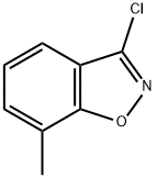 1,2-Benzisoxazole,3-chloro-7-methyl-(9CI) Struktur