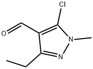 5-CHLORO-3-ETHYL-1-METHYL-1H-PYRAZOLE-4-CARBOXALDEHYDE Structure