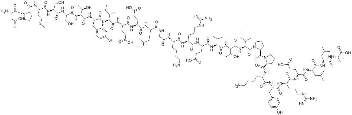 CALPAIN INHIBITOR PEPTIDE Struktur