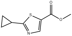 Methyl 2-cyclopropylthiazole-5-carboxylate Struktur