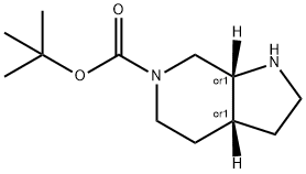 6H-Pyrrolo[2,3-c]pyridine-6-carboxylic acid, octahydro-, 1,1-dimethylethyl ester, (3aR,7aR)-rel- Struktur