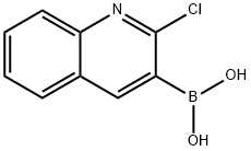 2-CHLOROQUINOLINE-3-BORONIC ACID Struktur