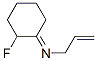 2-Propen-1-amine,N-(2-fluorocyclohexylidene)-,(E)-(9CI) Struktur