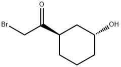 Ethanone, 2-bromo-1-(3-hydroxycyclohexyl)-, trans- (9CI) Struktur