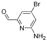 6-amino-4-bromopicolinaldehyde Struktur