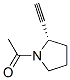 Pyrrolidine, 1-acetyl-2-ethynyl-, (S)- (9CI) Struktur