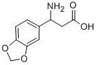 3-Amino-3-benzo[1,3]dioxol-5-yl-propionic acid Struktur