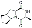 (2S,6S,8S,11S)-1,10-DIAZATRICYCLO[6.4.01,8.02.6]DODECAN-9,12-DIONE Struktur