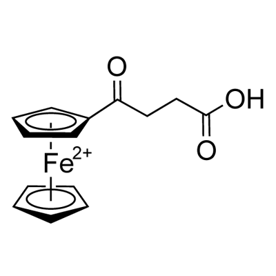 3-FERROCENOYLPROPIONIC ACID Struktur