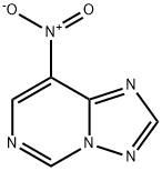 [1,2,4]TRIAZOLO[1,5-C]PYRIMIDINE, 8-NITRO- Struktur