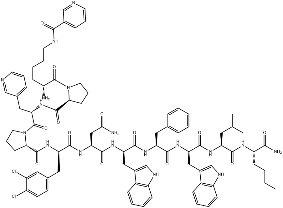 spantide II Struktur