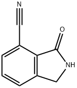 7-CYANO-2,3-DIHYDRO-1H-ISOINDOLE-1-ONE Struktur