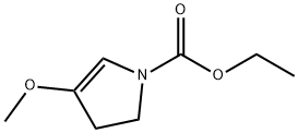 1H-Pyrrole-1-carboxylic  acid,  2,3-dihydro-4-methoxy-,  ethyl  ester  (9CI) Struktur