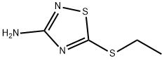 3-AMINO-5-ETHYLTHIO-1,2,4-THIADIAZOLE Struktur