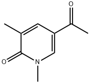 2(1H)-Pyridinone, 5-acetyl-1,3-dimethyl- (9CI) Struktur